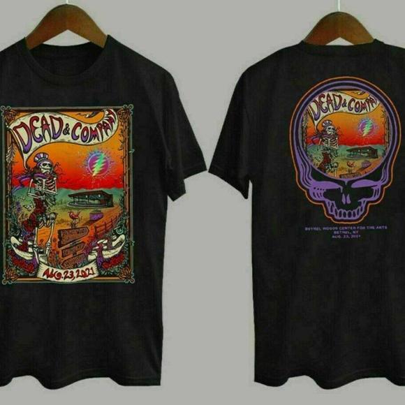 Gildan Other - Dead And Company T Shirt Funny Black Cotton 2 Sided Shirt